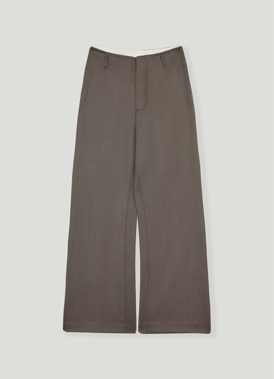 Sepia Wool Trousers